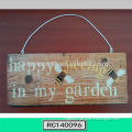 2014 Newly Wrought Iron Hanging Sign for Garden Decoration